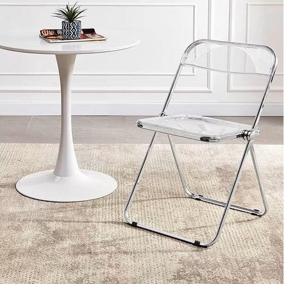 Transparent Acrylic Dining Chair Stool Stackable