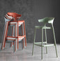 High Bar Stool Cafe Metal Dining Chair