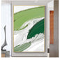 Nordic Minimalist Vertican Aluminium Frame Canvas Painting