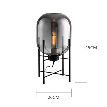 Omnilight Oda Glass Floor Table Lamp Hotel Luxury Style