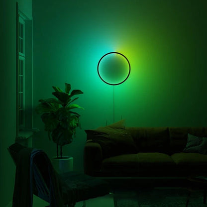 European Nordic RGB Lamp LED RGB Wall Standing Bed Deco Lamp