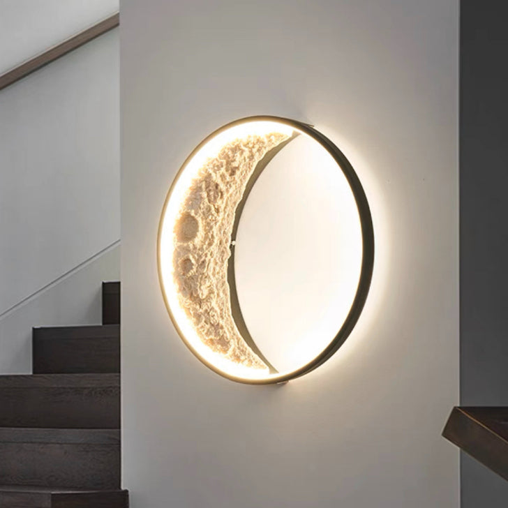 Nordic Moon Art Light Lamp Modern LED Wall Light