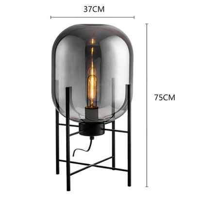 Omnilight Oda Glass Floor Table Lamp Hotel Luxury Style