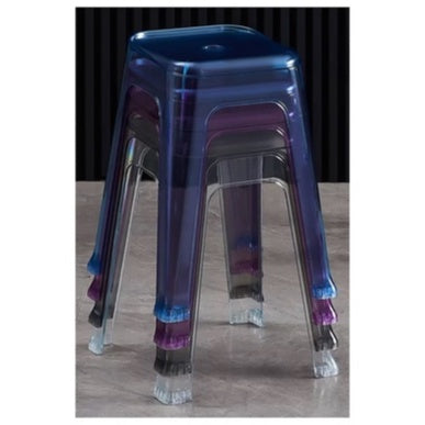 Nordic Transparent Chair Photography Ins Acrylic Plastic Crystal Dining Stool