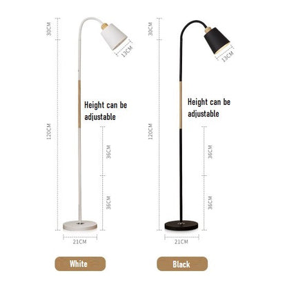 Nordic Adjustable Sofa Standing Reading Floor Lamp