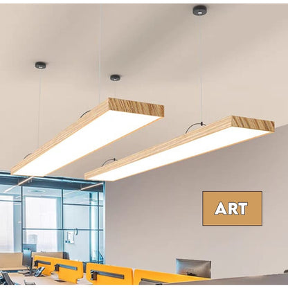 LED Strip Pendant Light Home Linear Office Lamp Downlight Chandelier