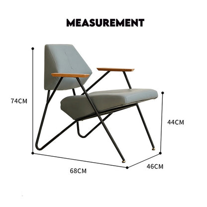 Designer Nordic Arm Cushion Wing Chair Bench