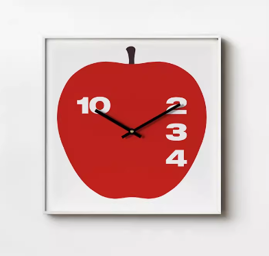 Apple Ins Influencer Wall Creative Clock