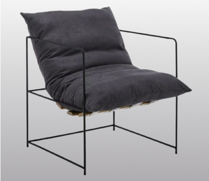 Remarkable Designer Minimalist Chair Solid Steel Washable Sofa [Free Pillow]