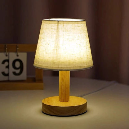 Nordic Wooden LED Table Lamp