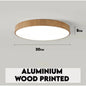 Modern Wood Ceiling LED Downlight 3 Adjustable Colour Light (30cm - 50cm)