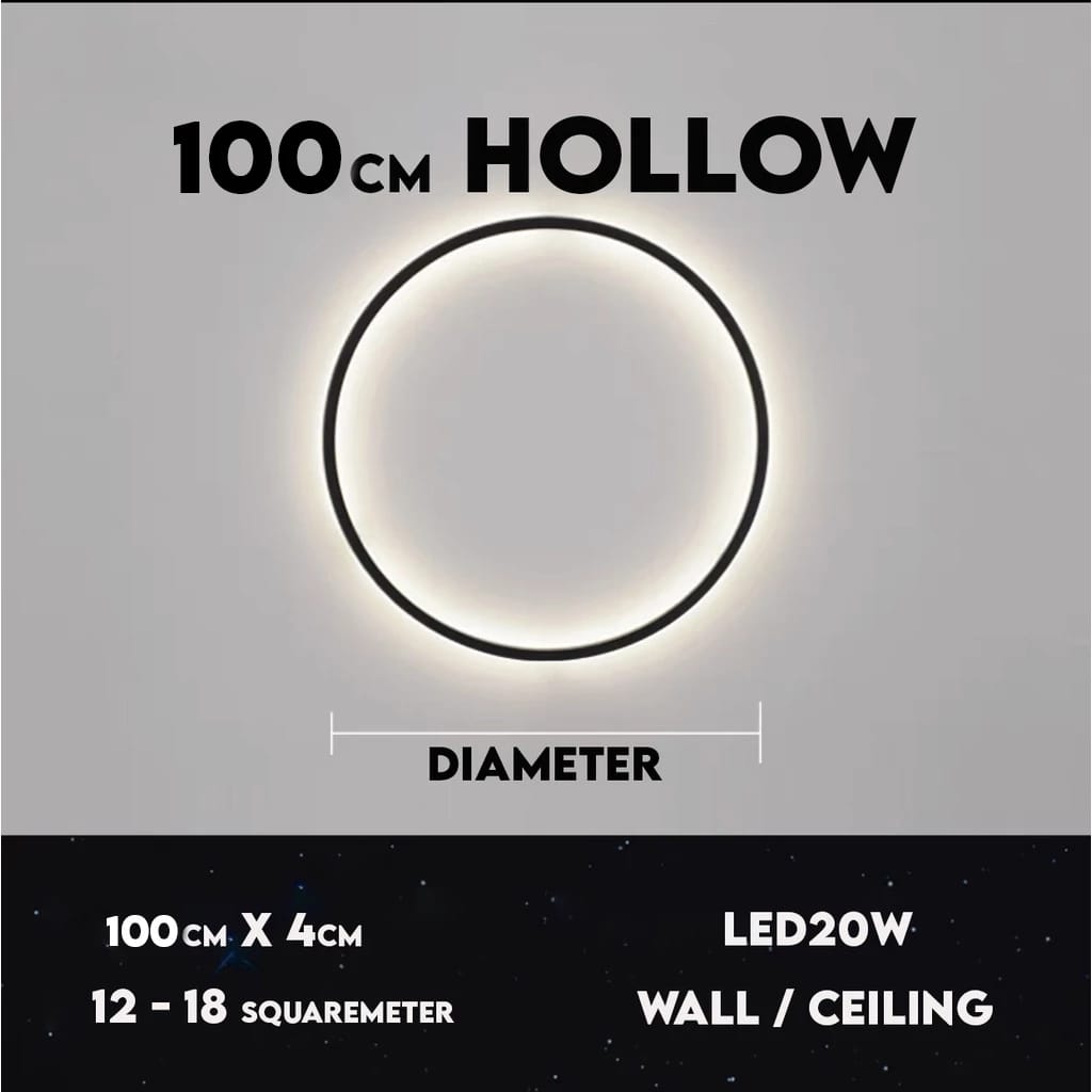 Nordic Hollow Decoration Lamp Modern LED Wall Light [Free Light]