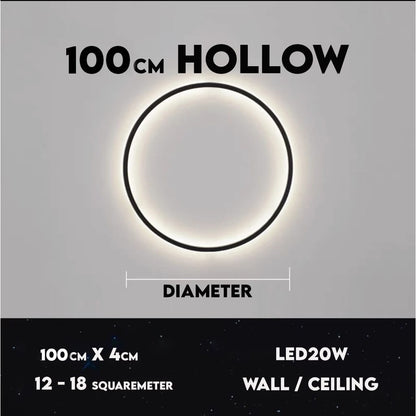 Nordic Hollow Decoration Lamp Modern LED Wall Light [Free Light]