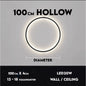 Nordic Hollow Decoration Lamp Modern LED Wall Light [Free Light]