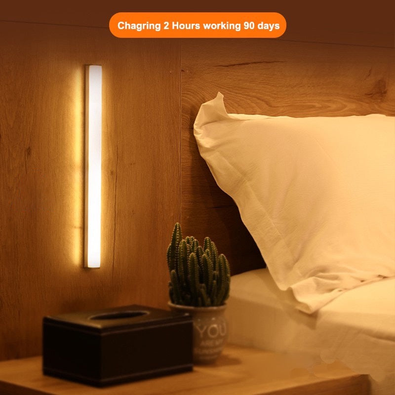 Rechargeable Motion Sensor Night Light Wireless Body Induction Lamp USB Charging LED