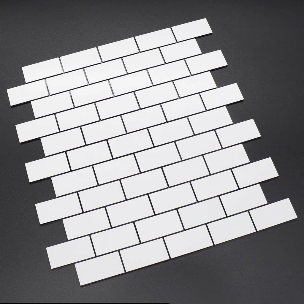 3D Wall Sticker Water Proof Kitchen/Bathroom/Wall Tile Sticker Self-Adhesive Backsplash Clever Mosaics