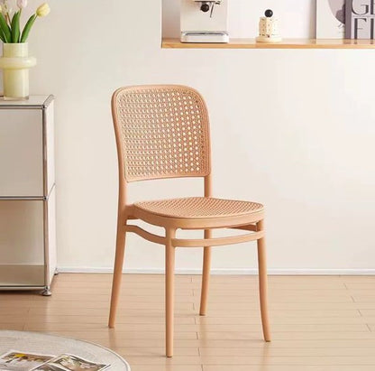 Nordic Rattan PP Plastic/Backrest Chair