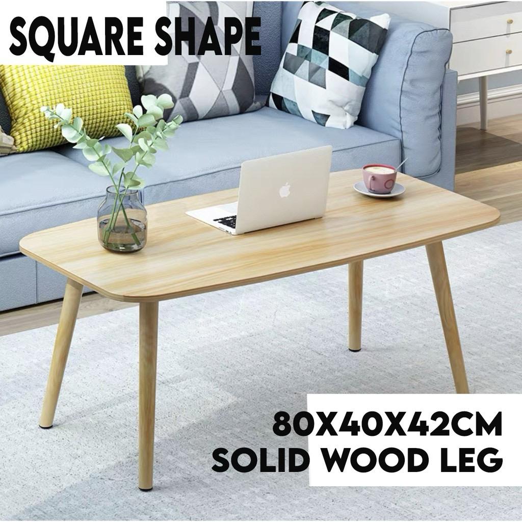 Minimalist Marble Coffee Tea Wood Corner Side Table