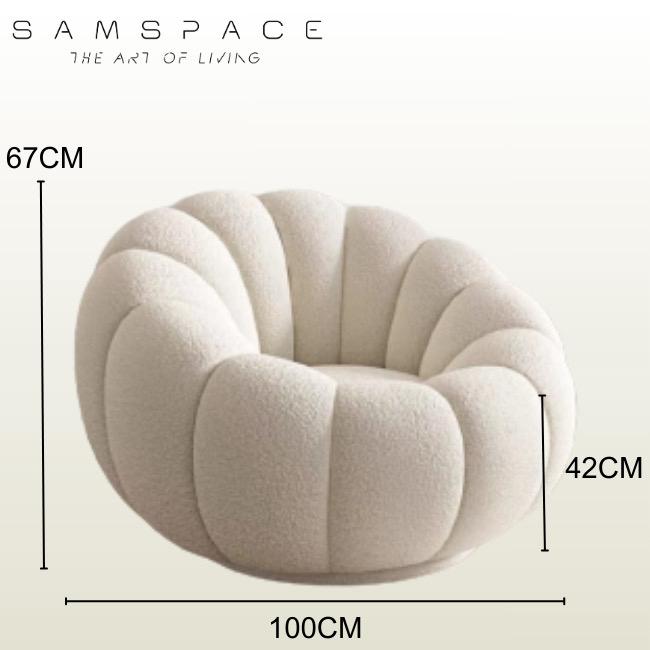 Creativity Single Influencer Designer Sofa [Free Pillow]