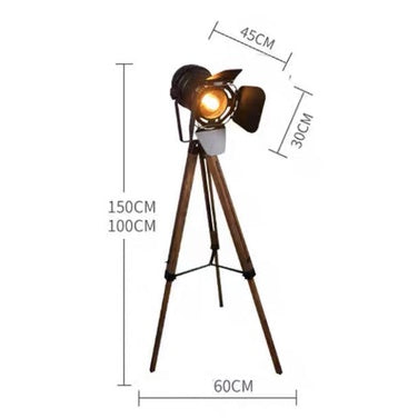 America Style Vintage Photography Floor Lamp